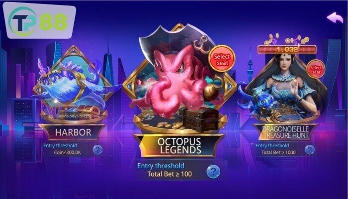 Các loại trò chơi Bắn Cá TP88